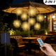 thumbnail image 1 of Luces de Fuegos Artificiales Colgantes 8 en 1 Solar 480 LED Alimentadas por Energía Solar para Exteriores, Esfera Brillante con Destellos de Estrella, 8 Modos, Luz de Hadas para Patio, 1 of 8