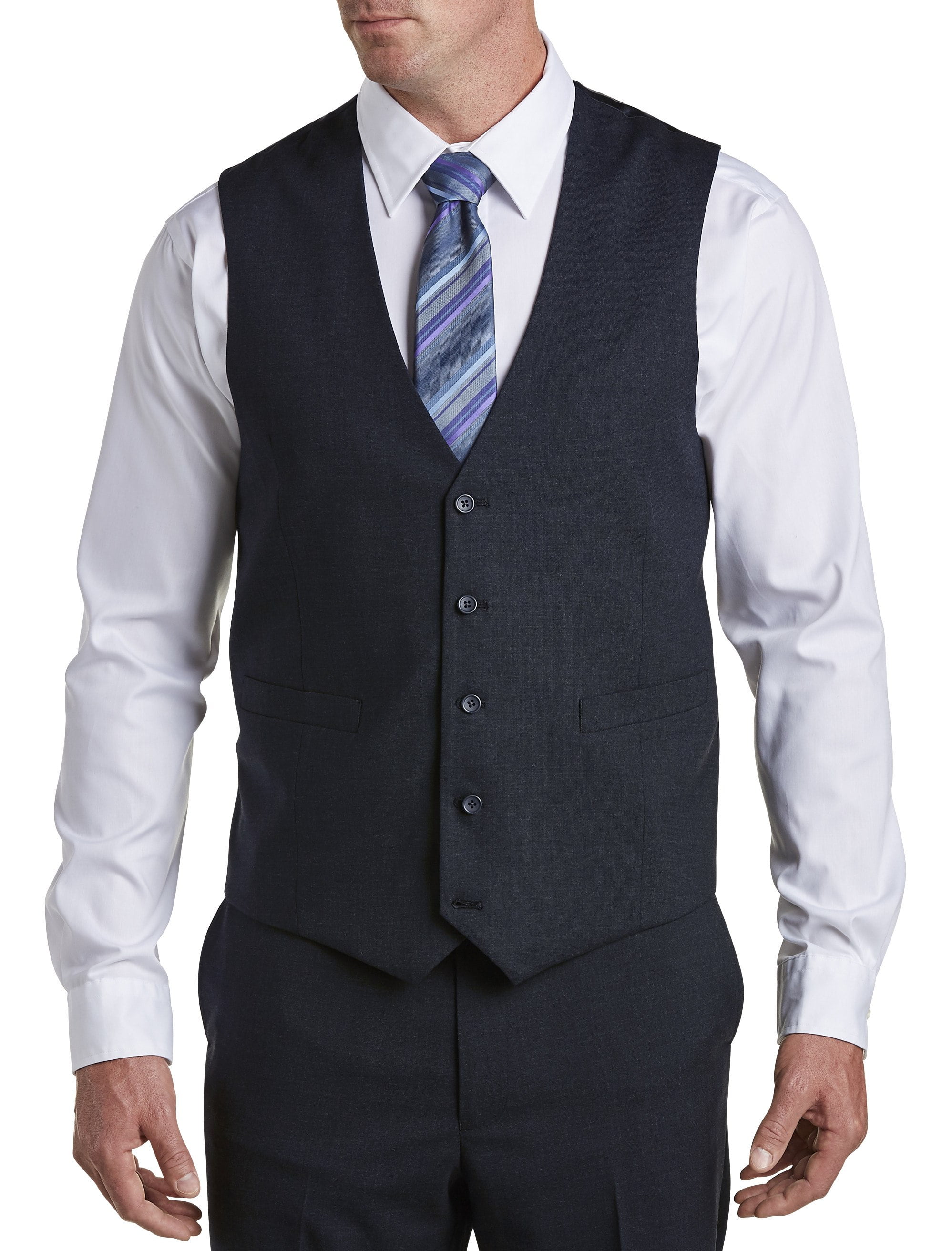 Gold Series - Men's Big & Tall Gold Series Perfect Fit Suit Vest ...