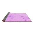 thumbnail image 2 of Ahgly Company Indoor Round Abstract Pink Modern Area Rugs, 5' Round, 2 of 4