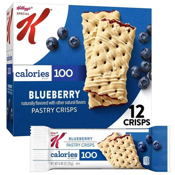 Special K Pastry Crisps Blueberry 0.88 oz 12 ea
