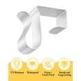 thumbnail image 4 of Canalones ApeBest para colgar luces exteriores, 50 unidades, metal, 4 of 6