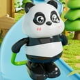 thumbnail image 4 of Wind Up Panda Toys, No Battery Windup Panda Desk Decor Ornament, Cute Clockwork Animal Toys for Birthday, Goody Bag Fillers, Classroom Prizes (Jumping Rope,2.7"), 4 of 5