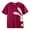 Red, variant on Girls Shirts Happy Easter Bunny Print Crewneck Top Soft Solid Color Short Sleeve T Shirt for Girls Casual Loose Tops of Summer Green 6-7 Years