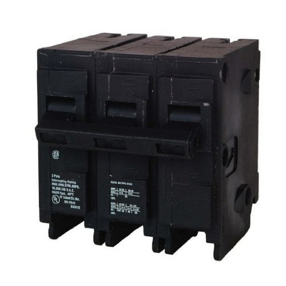 Q390H 90-Amp Three Pole 22kA Type QPH Circuit Breaker