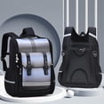 thumbnail image 4 of Fgnfyis Backpack for Kids Lightweight Ergonomic British Style High Capacity Back Padding Daypack Suitable Primary Students School Backpack Black, 4 of 4