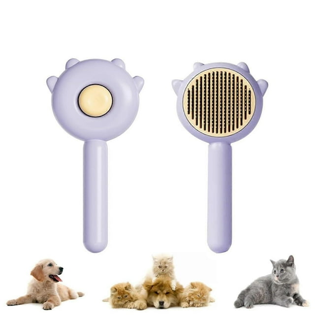 Magic Pet Comb, Pet Grooming Cat and Dog Brush, 2023 New Pet Hair Cleaner Brush, Cat Grooming Brush Long or Short Hair Cats Dogs Pet Massage Brushes