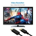 thumbnail image 4 of DP to HDMI Cable, Rankie 15FT Gold Plated DisplayPort to HDMI HDTV Cable 15ft - Black, 4 of 6