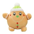 thumbnail image 4 of Juguetes navideños para perros, juguetes chirriantes para perros, juguetes masticables de felpa para perros, regalos navideños para perros, juguetes , hombre de jengibre Yinane Juguetes de peluche chirriantes, 4 of 8