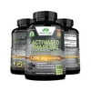 Activated Charcoal Capsules - mg Highly Absorbent Helps Alleviate Gas & Bloating Promotes Natural detoxification Derived from Coconut Shells - per Serving - 100 Vegan Capsules