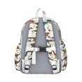 thumbnail image 3 of Cute Dinosaur Pattern Backpack for School,Cute School Bag,Schoolbag with Adjustable Shoulder Straps & Padded Back,13.4"x11"x4.7", 3 of 6