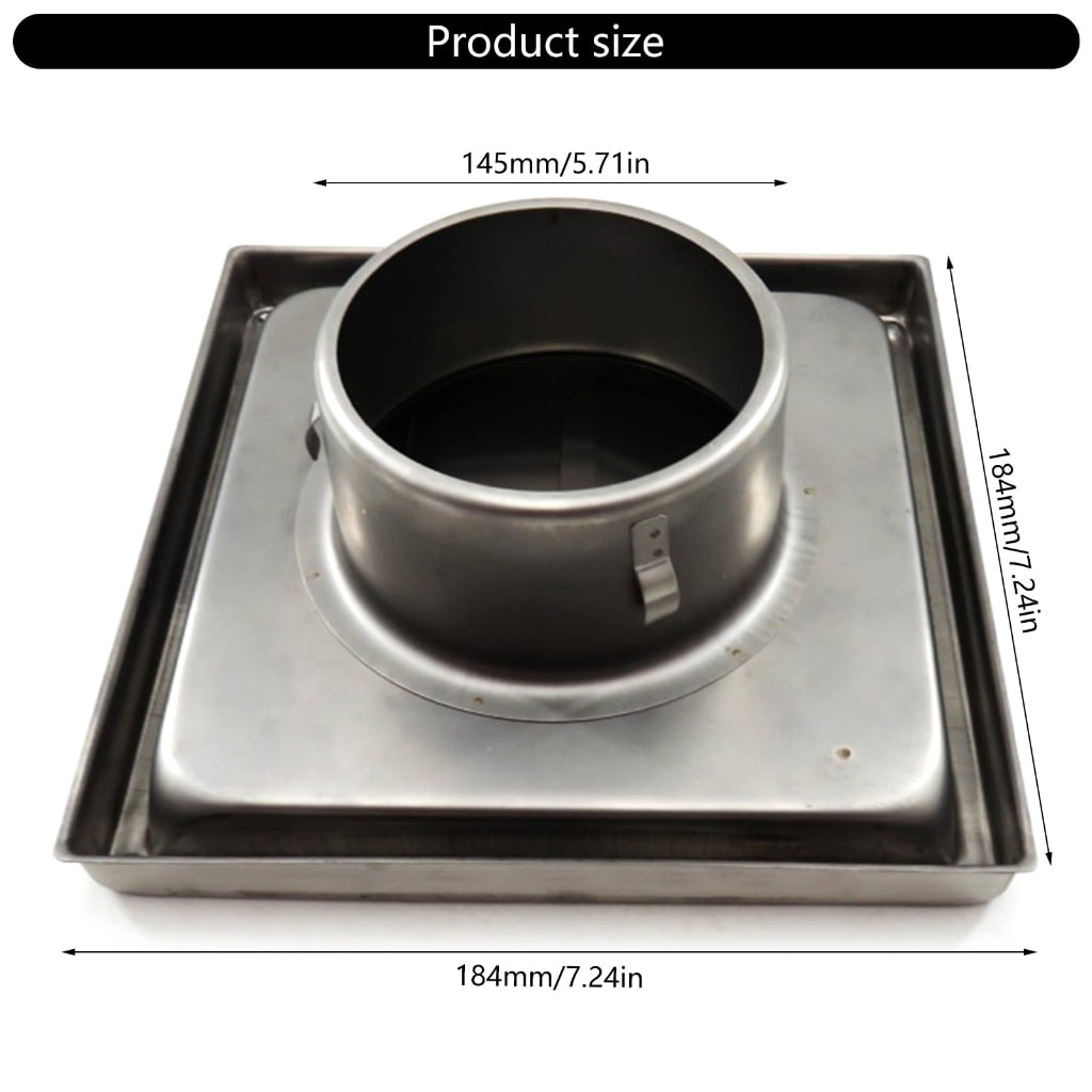lanema Air Vent Cover Caps Duct Grills 150mm Square Vent Extractors Ventilation Cover