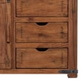 thumbnail image 4 of Umey 50 Inch 3 Drawer TV Entertainment Console 1 Door Brown Mango Wood - Saltoro Sherpi, 4 of 5