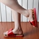 thumbnail image 2 of Hombres Mujeres Acupuntura Acupresión Zapatilla Masaje de pies Zapato Reflexología Terapia Color rojo 41 al 42, 2 of 7