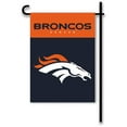 thumbnail image 1 of Drapeau Domicile / Jardin Denver Broncos 13 Pouces x 18 Pouces Double Face, 1 of 1