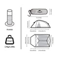 thumbnail image 5 of Naturehike Cloud-Up 1/2/3 Person Backpacking Tent Lightweight Waterproof, 5 of 7