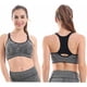 thumbnail image 4 of Brasieres Deportivos Mujer,3 Piezas Brasieres Deportivo con Cruzados Tirantes, Recortada Tank Tops con Copas Acolchadas Extraíbles para Hacer Yoga,Correr,Fitness, 4 of 5