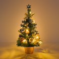 thumbnail image 5 of 17.7inch Pre-lit Mini Christmas Tree,Small Tabletop Christmas Tree With Light ,Xmas Christmas Pine Tree Ornament for Indoor Outdoor Home Holiday Decoration, 5 of 8