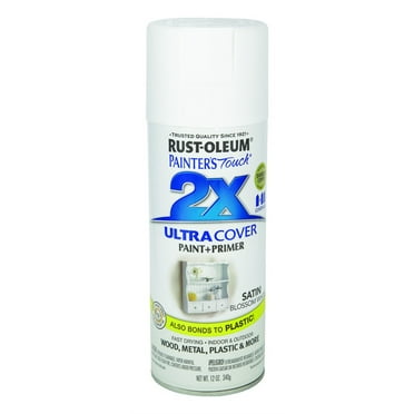 Rust-Oleum Painters Touch 2X Blossom White Satin 12 oz Spray Paint, 6 Pack