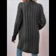 thumbnail image 4 of Suéter Cárdigan de Larga para Mujer, Otoño e Invierno, Tejido de Punto , con Botones Delanteros, Abrigo Gris Oscuro S, 4 of 7
