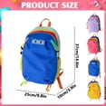 thumbnail image 3 of Lightweight Colorful Nylon Backpack Daypack with Cushion Straps Large Capacity for Travel, 3 of 4