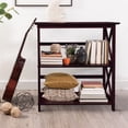thumbnail image 2 of Estantería casual Home, diseño contemporáneo en forma de X, 34 cm, 2 of 6