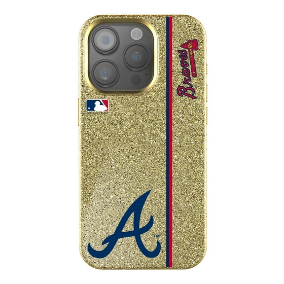 Keyscaper Gold Atlanta Braves iPhone Bling Case