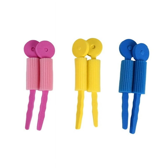 2024 TOP! 6 PCS Hair Care Foam Rollers Magic Sponge Soft Curler Styling Roll DIY Tools for Women