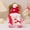 🔥 red, variant on Msgweeeg Valentine's Day Gift Cute Plushies Light-up Knitted Hat Doll Heart-shaped Faceless Doll