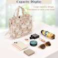 thumbnail image 5 of FORMRS Womens Corduroy Tote Bag Crossbody Shoulder Purse Handbag with Detachable Strap, Cartoon Goose Pattern, 5 of 7