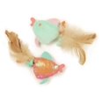 thumbnail image 1 of Juguetes para Gatos SmartyKat Silly Swimmers de Peluche con Catnip, Paquete de 2, 1 of 7
