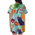 thumbnail image 3 of Picia Vegetable Pajamas Sets for Women Soft Short-Sleeved Pjs with Lounge Shorts Two Piece Sleepwear-3X-Large, 3 of 9