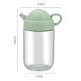 thumbnail image 2 of Olive Oil Dispenser Glass Lead-Free d and Vinegar Bottles for Kitchen Cooking Container 260ml, 2 of 5