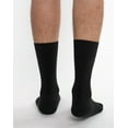 thumbnail image 3 of INNERSY Mens Cotton Socks Casual Crew Socks Business Dress Socks for Men 6 Pairs (S, Black), 3 of 5