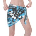 thumbnail image 3 of Bingfone Football Time Women's Sarong Swimsuit Cover Ups Bathing Suit Coverups Chiffon Beach Wrap Skirts, 3 of 7