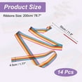 thumbnail image 2 of Uxcell Dance Ribbons, Gymnastics Dance Streamers with Non-Slip Wand Dance Flag Rainbow, 2 of 7