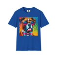 thumbnail image 2 of Boxer Glasses Pop Art2 Unisex Softstyle T-Shirt, 2 of 10
