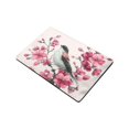 thumbnail image 3 of FCXZI Bird Pink Flowers Diatom Mud Mats Non-Slip Home Rug 24x16in, 3 of 5
