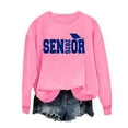 thumbnail image 4 of Uootdi Senior Class of 2026 Graduation Sweatshirt for Women Oversized Crewneck Long Sleeve Shirt Pullover Teen Clothes Gift Loo se Pullover Tops, 4 of 5
