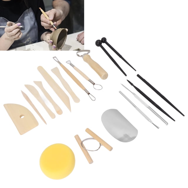 Kit de herramientas de arcilla ANGGREK Otros 19 accesorios