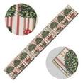 thumbnail image 5 of Yayeee Table Runner 90 inches Long Home Kitchen Dinning Party Decoration, Stripes Trees, 5 of 7