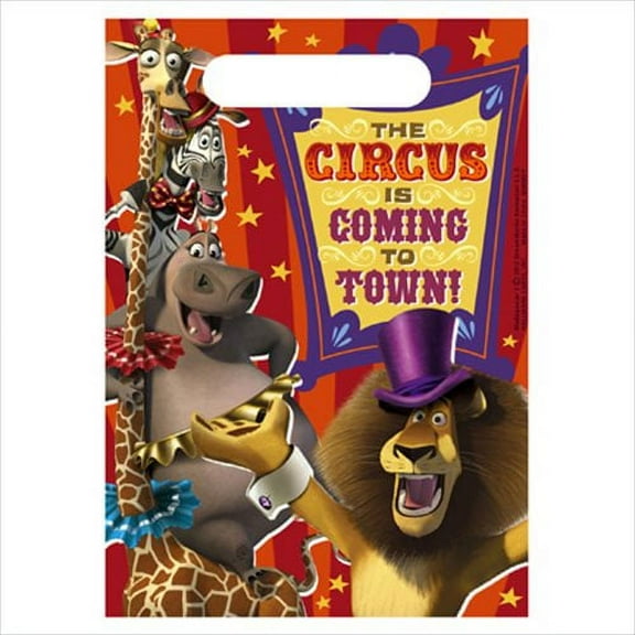 Madagascar '3' Favor Bags (8ct)