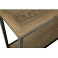 thumbnail image 5 of SAFAVIEH Dennis Industrial Wood Top Console with Shelf, Oak, 5 of 6