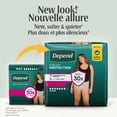 thumbnail image 2 of Depend Fresh Protection Adult Incontinence Underwear for Women (Formerly Depend Fit-Flex), Disposable, Maximum, S-XL, Blush, 2 of 8
