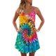 thumbnail image 1 of Elegantes vestidos de mujer Verano Impresión Casual Con cuello en V Sin mangas Mini vestido de vacaciones OAVQHLG3B Store lin121212, 1 of 4