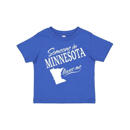 

Inktastic Someone in Minnesota Loves Me Gift Toddler Boy or Toddler Girl T-Shirt