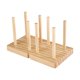 thumbnail image 2 of Portavasos de Papel de Madera, Dispensador de Vasos, Soporte para Vasos de Agua, Soporte de Gran Capacidad, Ahorra Espacio para Estación de Café, Sala Doble 10cm Soledad Organizador de tazas de café, 2 of 10