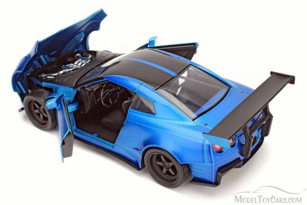 Brian's Nissan Ben Sopra GT-R, Candy Blue - JADA Toys 98271 - 1/24 Scale  Diecast Model Toy Car