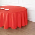 thumbnail image 5 of BalsaCircle Christmas Holidays 120" Red Round Polyester Tablecloth Linens Decoration, 5 of 9