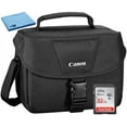 thumbnail image 1 of Canon 100ES Padded Digital SLR EOS Camera Shoulder Gadget Case + 32GB SD Card(International Model), 1 of 10