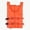 Orange, variant on Portable Dual Buckle Buoyancy Vest for Adults with Breathable Mesh Body for Kayaking Fishing and Watersports Gray 12"X2"X20"